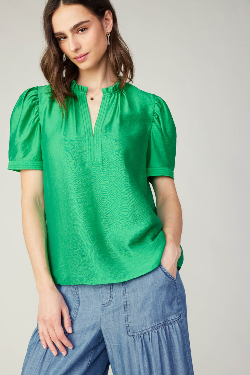 Current Air Half Sleeve Split Neck Blouse – KD Boutique MP